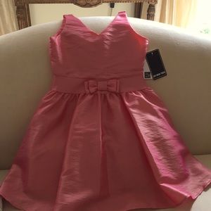 NWT Coral Un Deux Trois Girls Party Dress